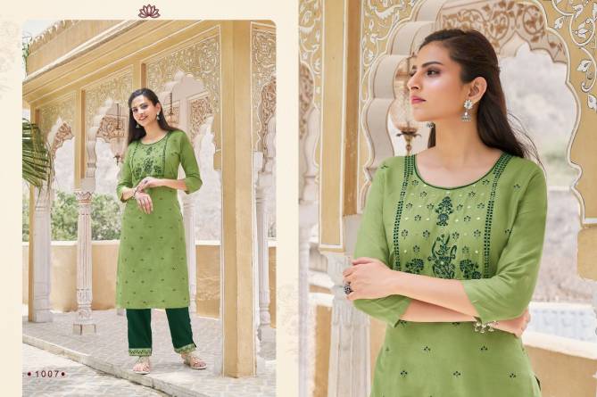 KAPIL GANGOR 2 Fancy New Designer Fancy Wear Cotton Silk Kurti Collection
                                    